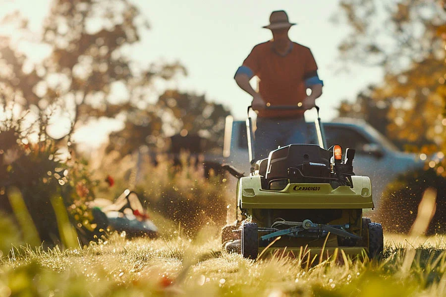 cordless self propelled lawn mowers