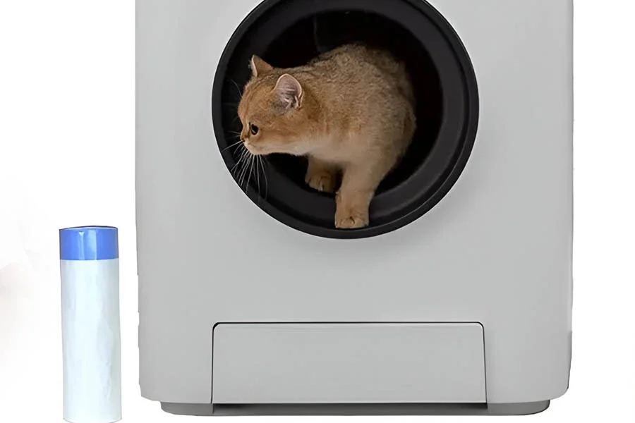 rolling litter box