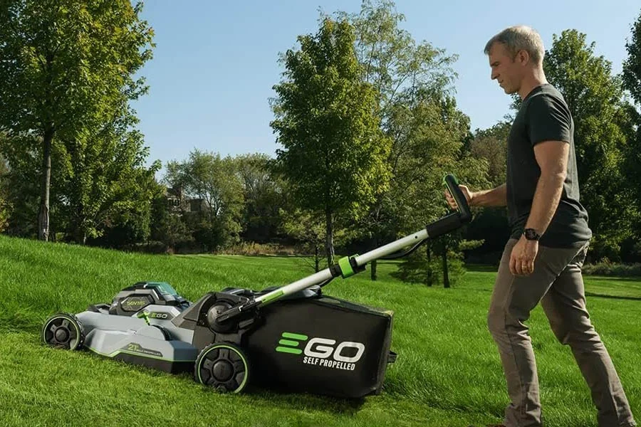 best battery powered push lawn mower
